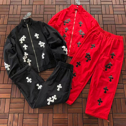 TOP￥~256 PANTS￥~185 CH🔥OM🔥 HE🔥RTS JACKET TROUSERS