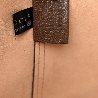 GG Supreme Monogram Web Ophidia Tote Brown