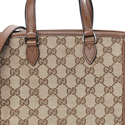 Monogram Small Bree Tote Beige Tabacco