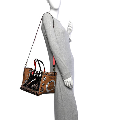 Calfskin Greekaba Tote Multicolor