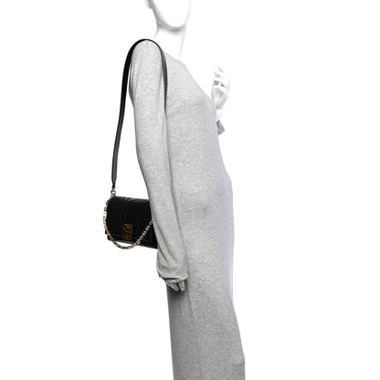 Soft Calfskin 4G Quilted Small Shoulder Bag Black