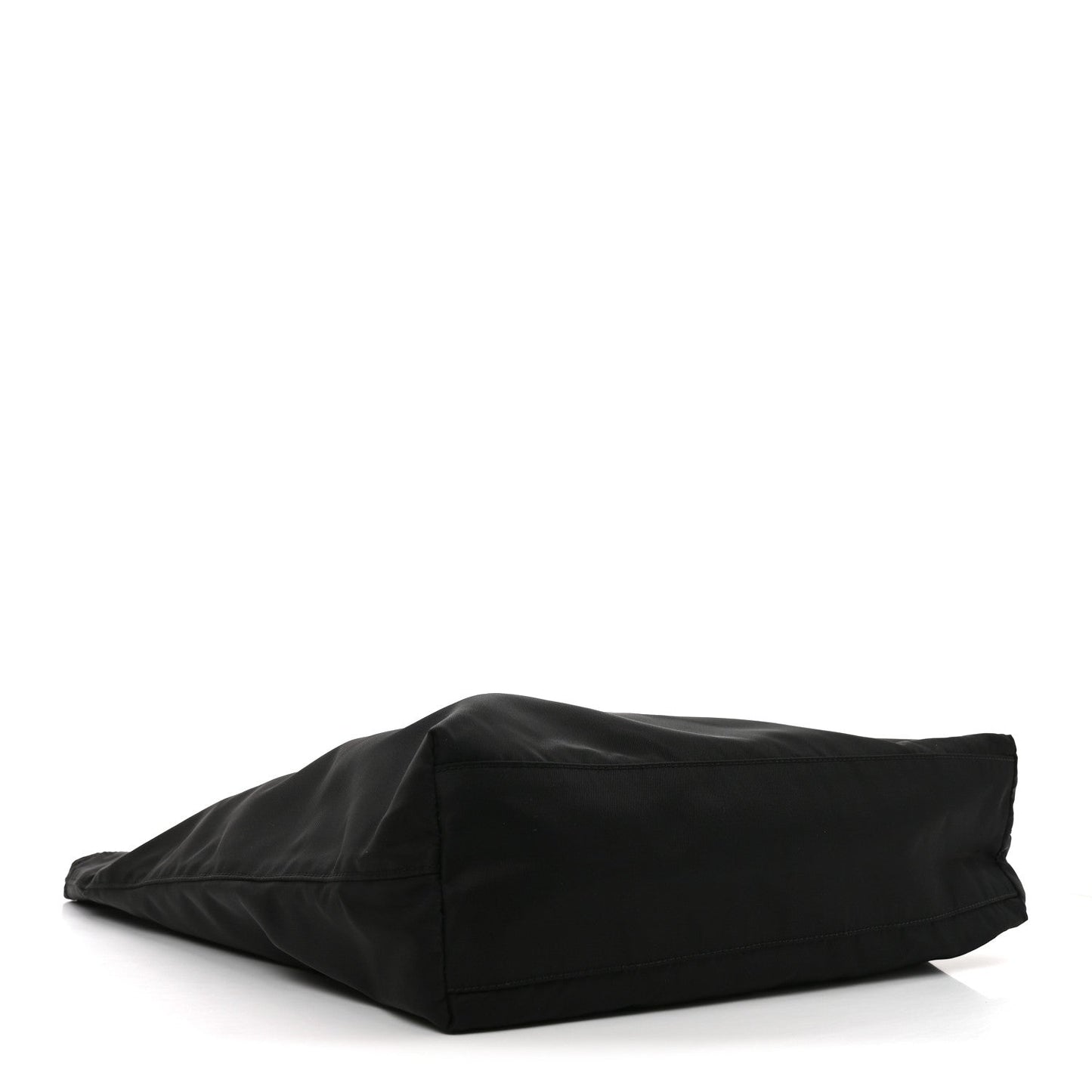 Tessuto Nylon Soft Calfskin Tote Black