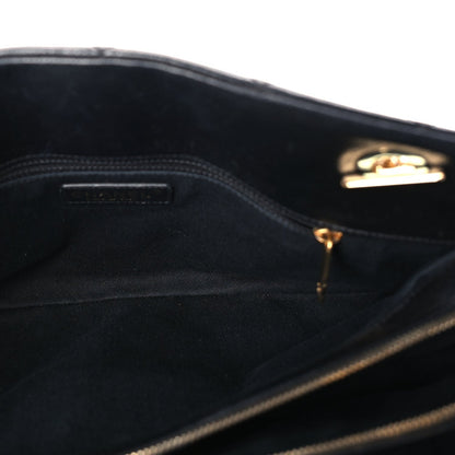 Caviar Quilted Timeless CC Soft Tote Black