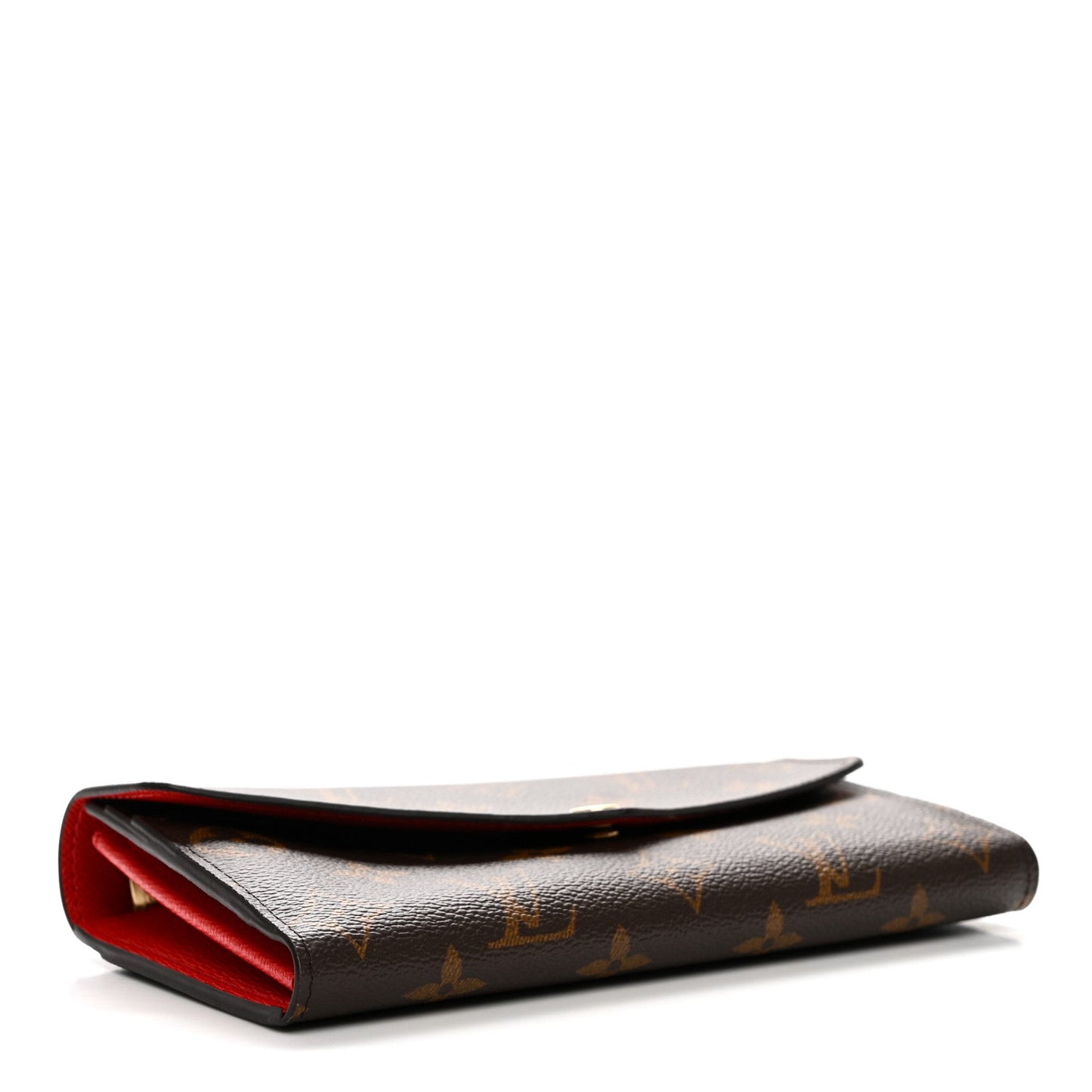 Monogram Sarah Wallet NM Coquelicot