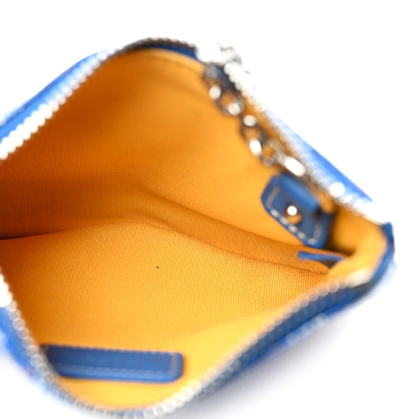 Goyardine Nano Senat Key Pouch Blue