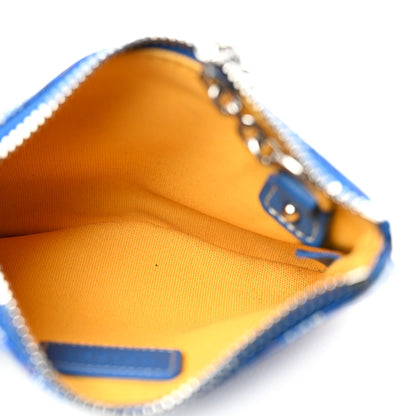 Goyardine Nano Senat Key Pouch Blue