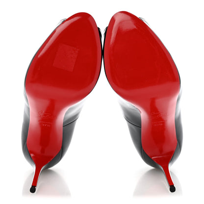 Patent New Very Prive 120 Pumps 37.5 Black Red