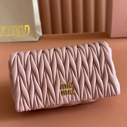 Matelassé Mini-Bag 18cm Light Pink Lambskin