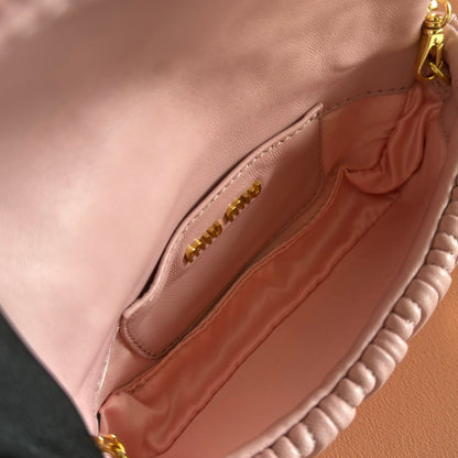Matelassé Mini-Bag 18cm Light Pink Lambskin