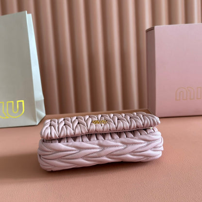 Matelassé Mini-Bag 18cm Light Pink Lambskin