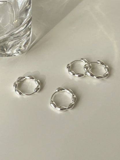 New sterling silver peas temperament ear buckle earrings earrings hypoallergenic earrings simple small earrings e005
