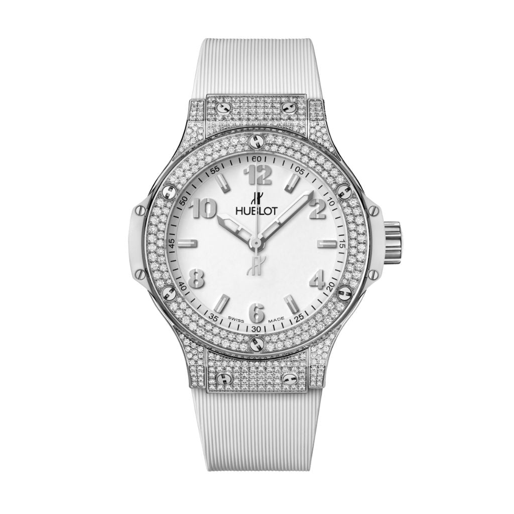 Hublot Big Bang Steel White Pavé
