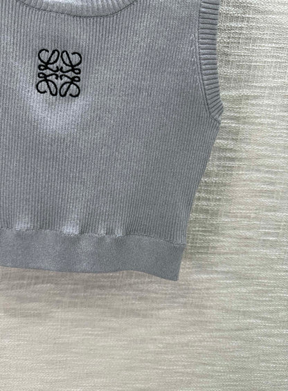 Loew Cropped Anagram Tank Top